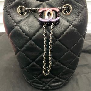 Chanel mini bucket bag crossbody purse